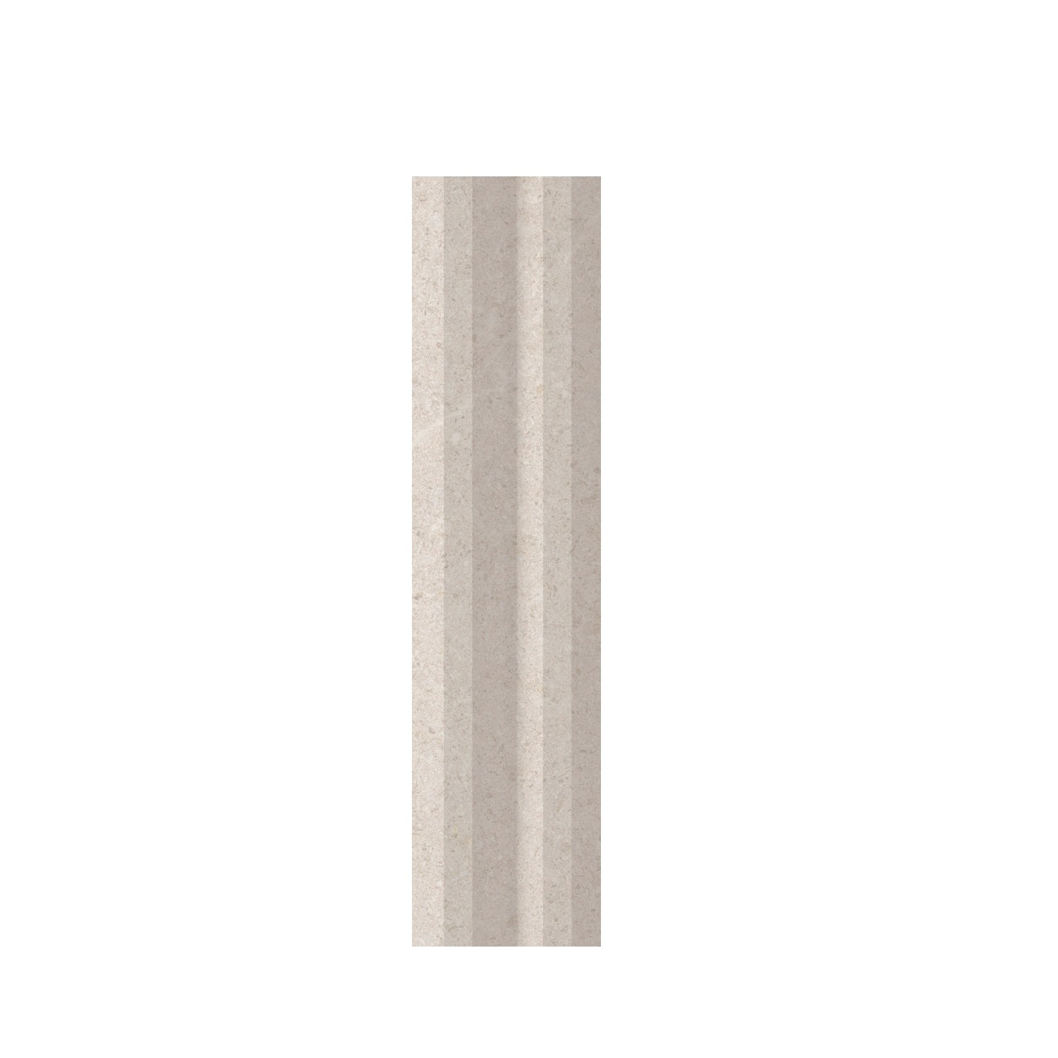 Stripes white stone matt 7.5x30