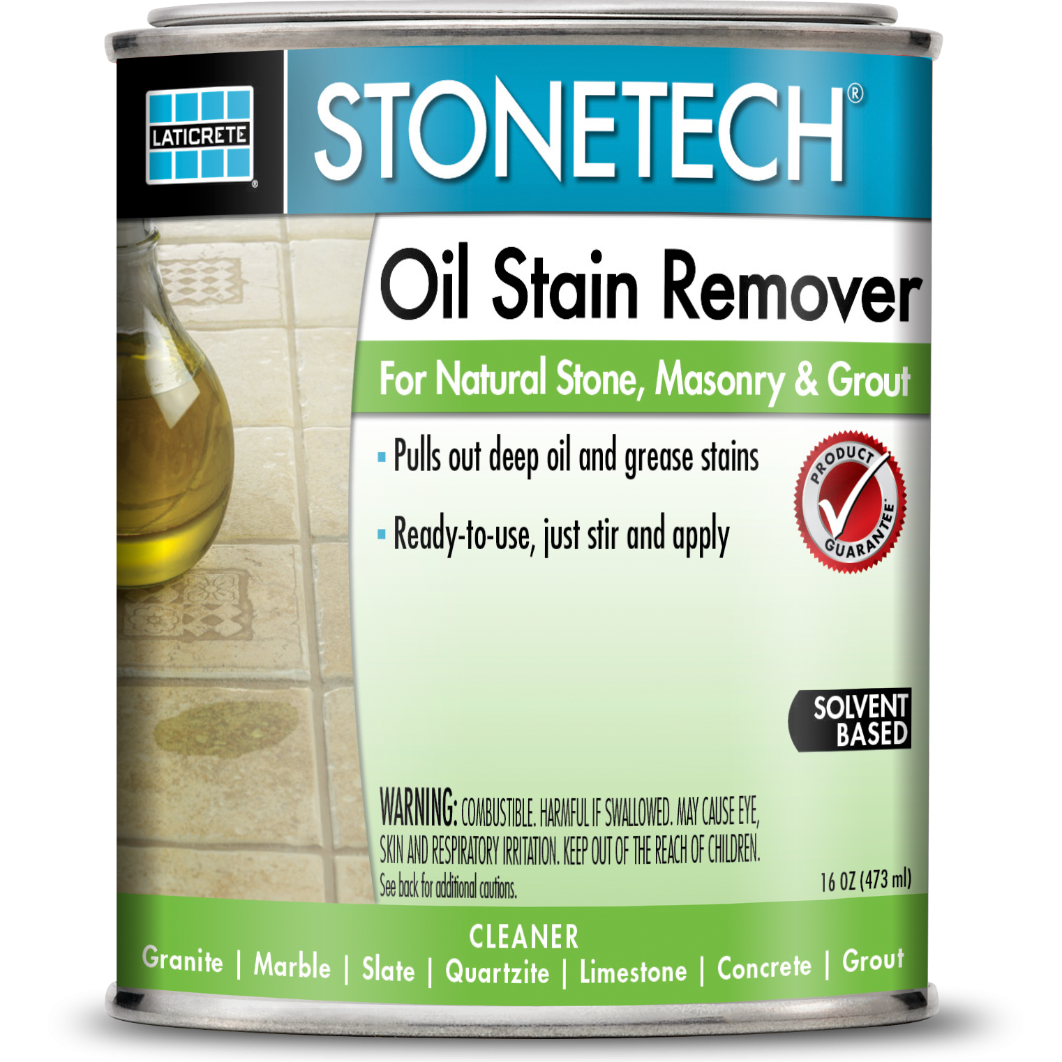 Oil stain remover